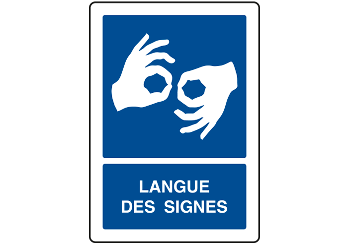 Logo Langue des signes