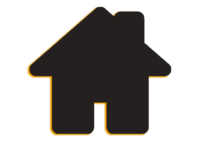 logo maison noir blanc