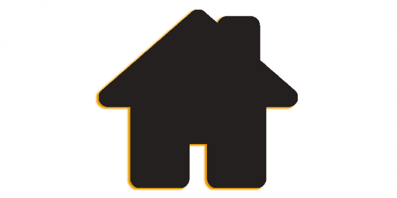 logo maison noir blanc