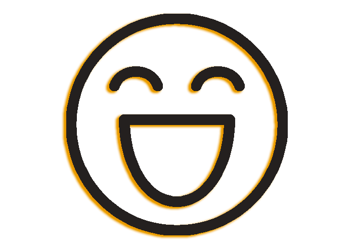 logo smile noir blanc